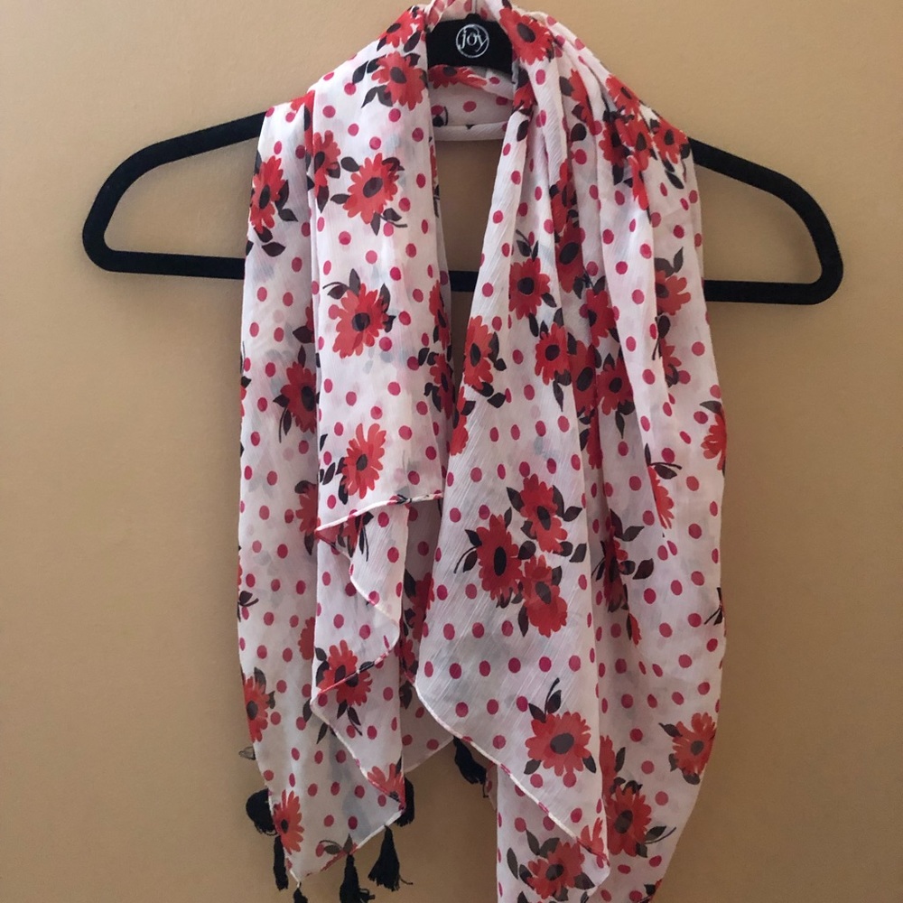 Floral scarf